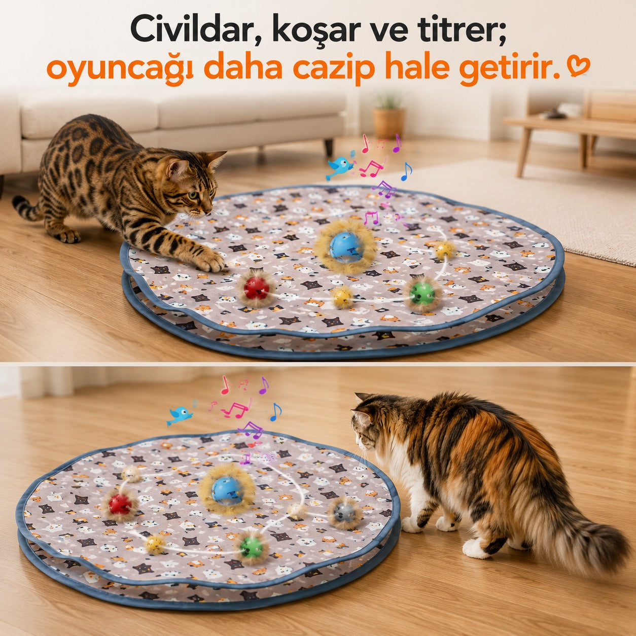 MIRMIR™ - Akıllı Kedi Halısı